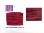 2mm Waxed Cotton Cord - Deep Red